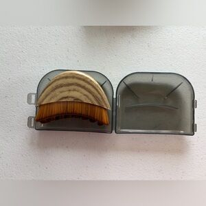 Half-Moon Lymphatic Massage Brush with Brown Bristles